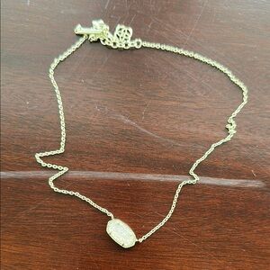 Kendra Scott Gold Drusy Necklace with Elegant Design